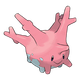 La versión original de Corsola, antes de verse afectada por el cambio climático.